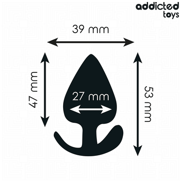 Tappo Anale Addicted Toys S - Stimolazione Sicura e Confortevole